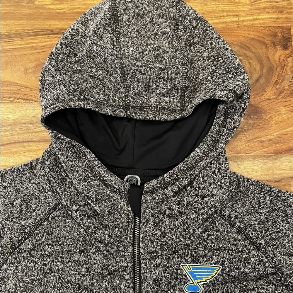 St. Louis Blues NHL Hockey Full Zip Fleece Hoodie Sweatshirt Women’s XL
